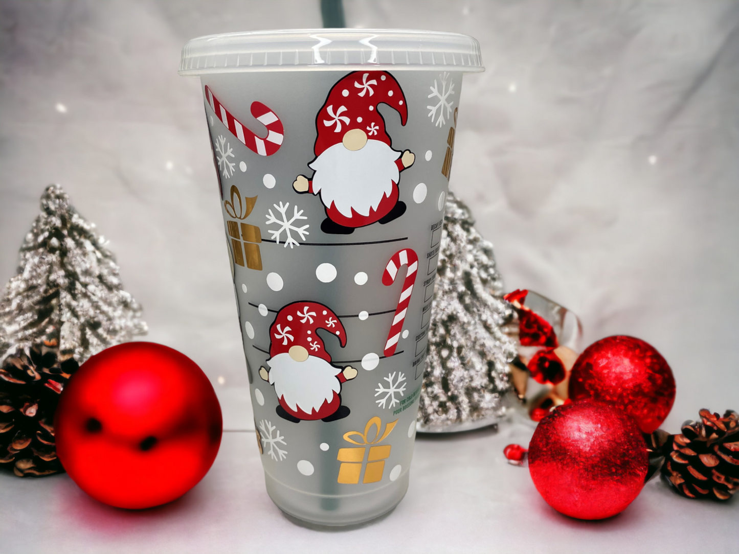 Starbucks Gonk Christmas Reusable Cold Cup