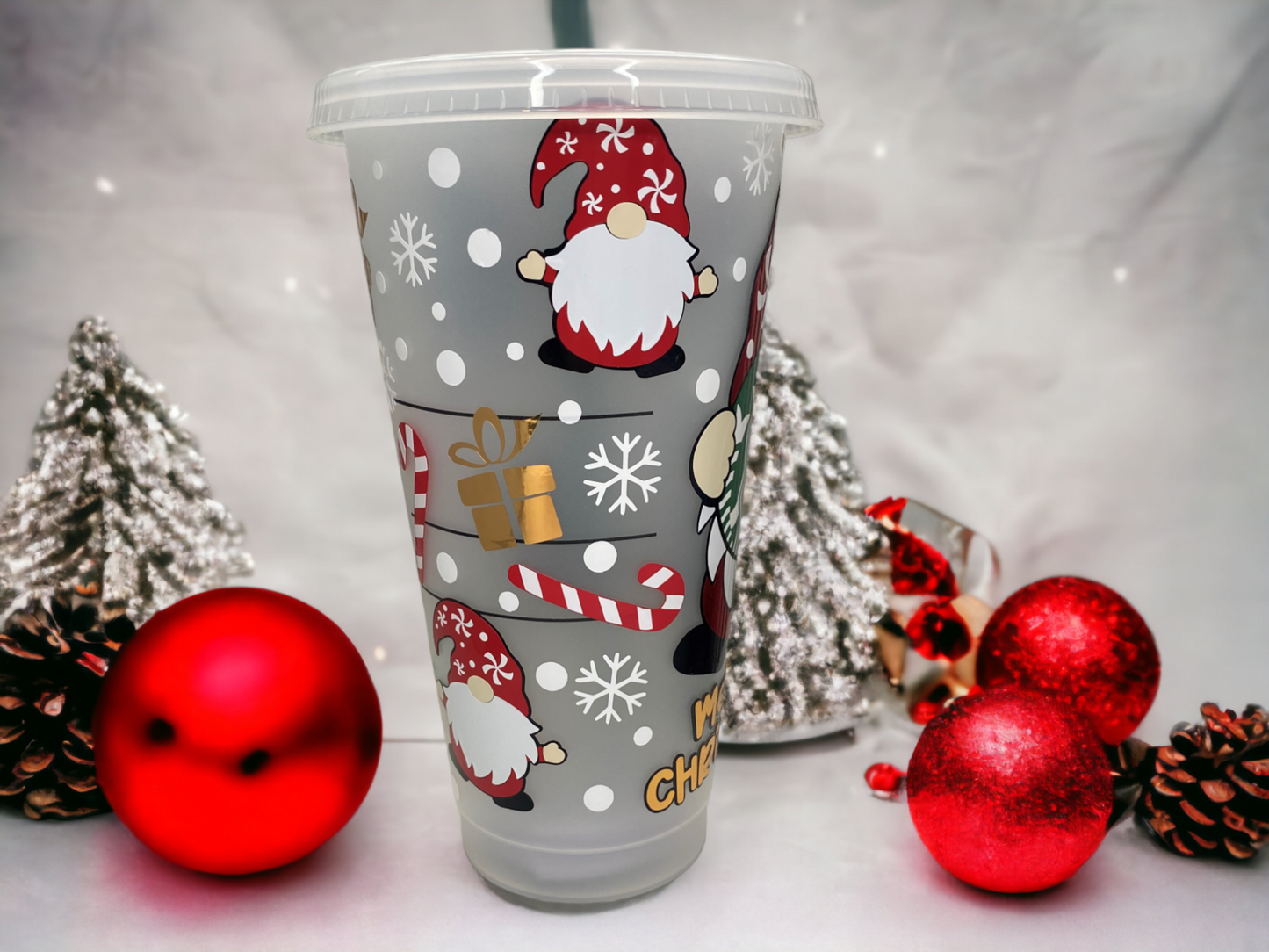 Starbucks Gonk Christmas Reusable Cold Cup