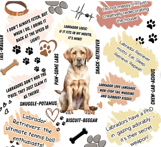 Labrador Retriever Insulated Tumbler
