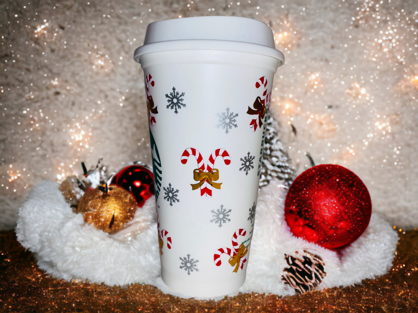 Starbucks Minnie Mouse Christmas Travel Cup