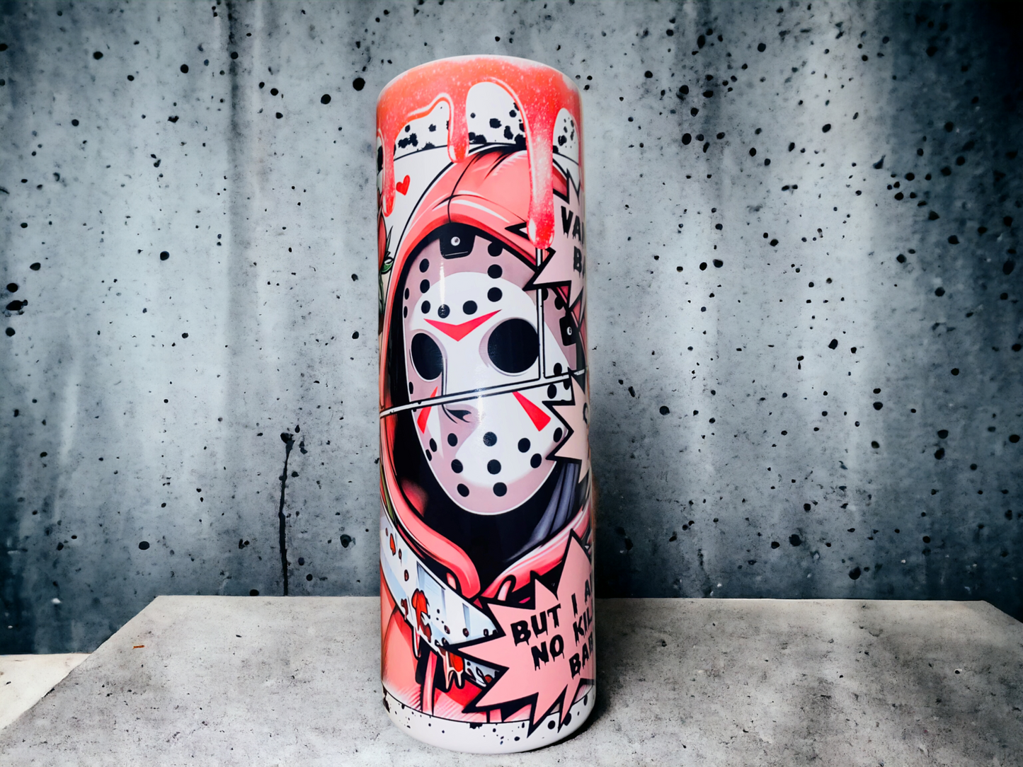 Horror Themed Retro Insulated Tumbler