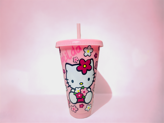 Personalised Hello Kitty Cold Cup