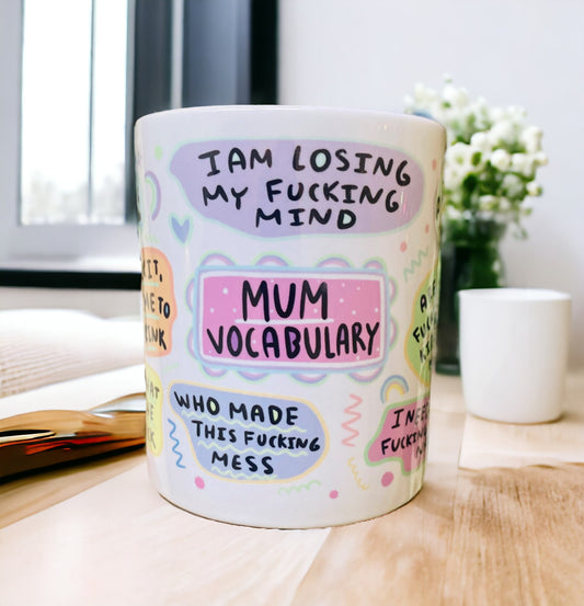 Sweary Mum Vocabulary Mug