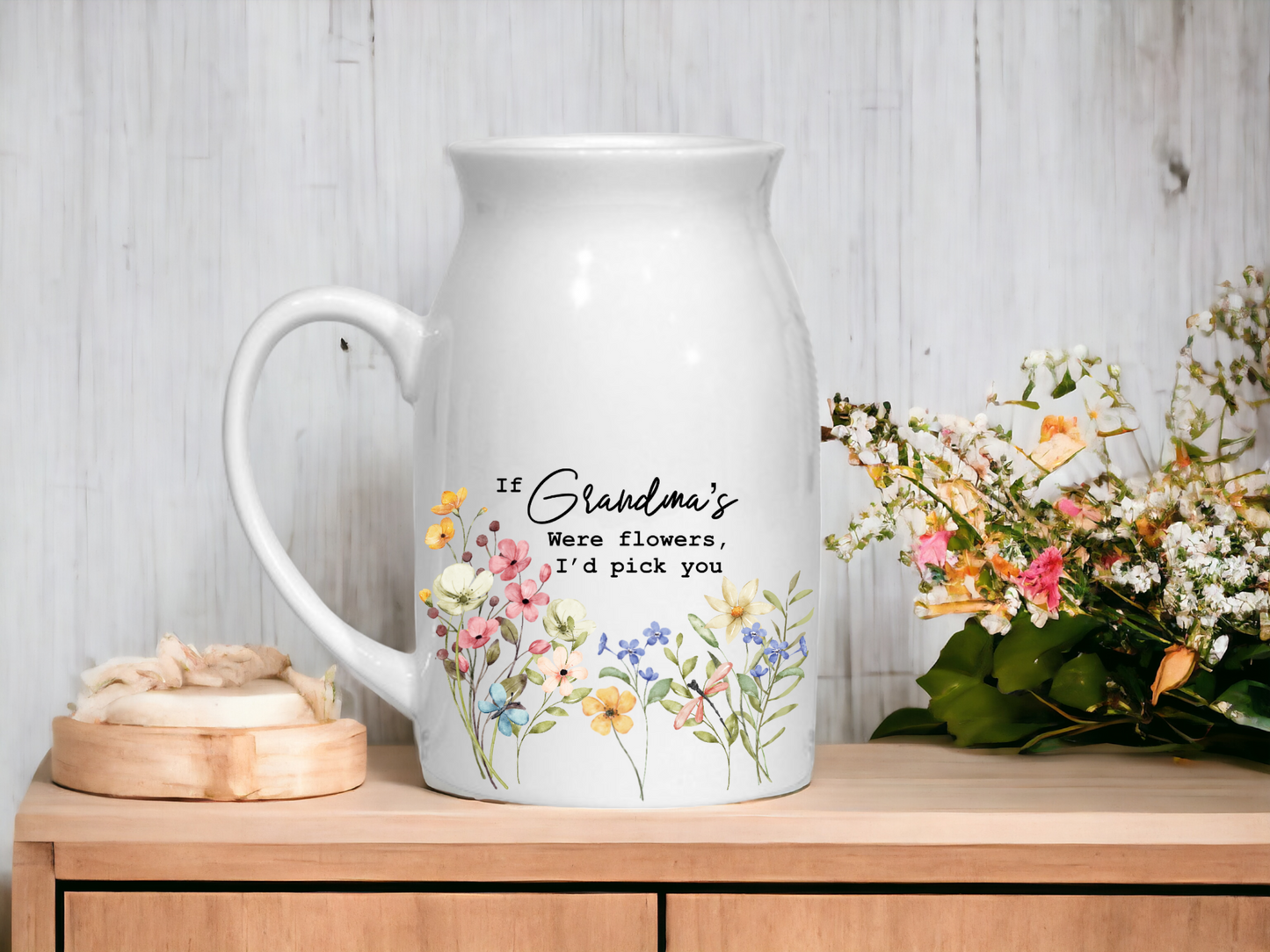 Personalised Wild Flower Vase