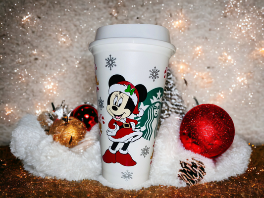 Starbucks Minnie Mouse Christmas Travel Cup